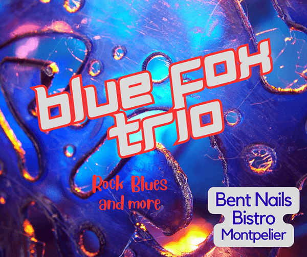 Blue Fox Trio band poster