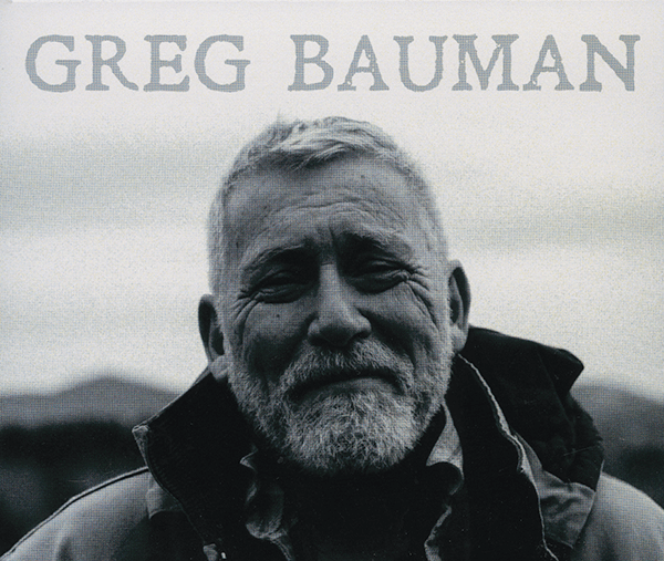 Greg Bauman on his CD cover